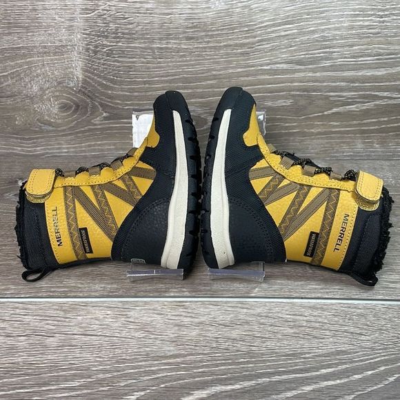 Merrell Snow Crush 2.0 Jr Waterproof -25f 200gr Wheat Leather Toddler Sz 5 Boots - Picture 10 of 13